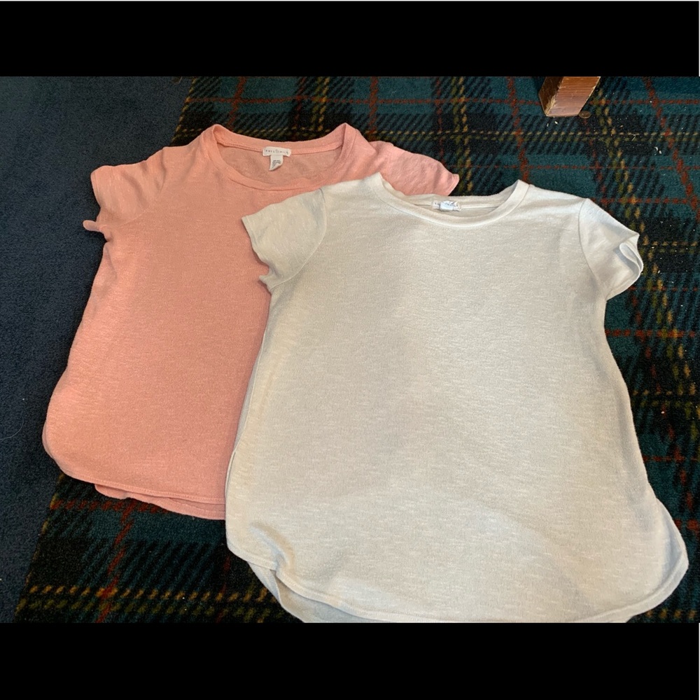 PINK & WHITE SOFT T-SHIRT